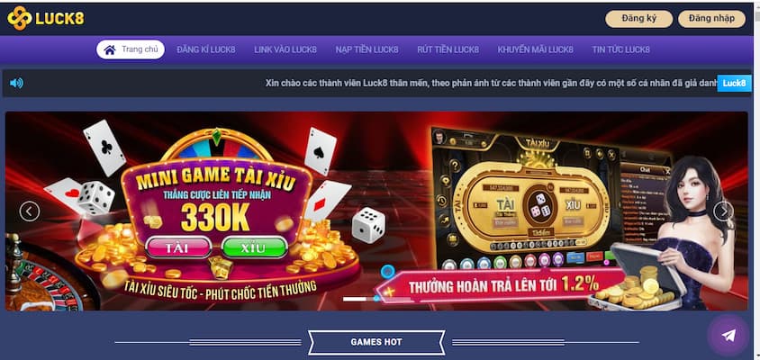 Luck8 - Sân chơi cá cược trực tuyến bậc nhất khu vực châu Á thời điểm hiện tại